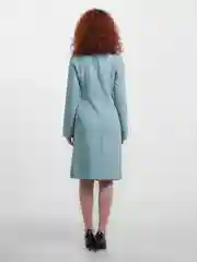 Бирюзовый платье пиджак женский