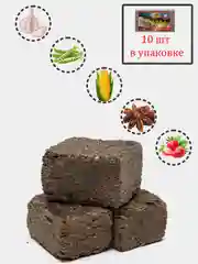 Жмых подсолнечника 10шт в брикетах, макуха, приманка рыболовная