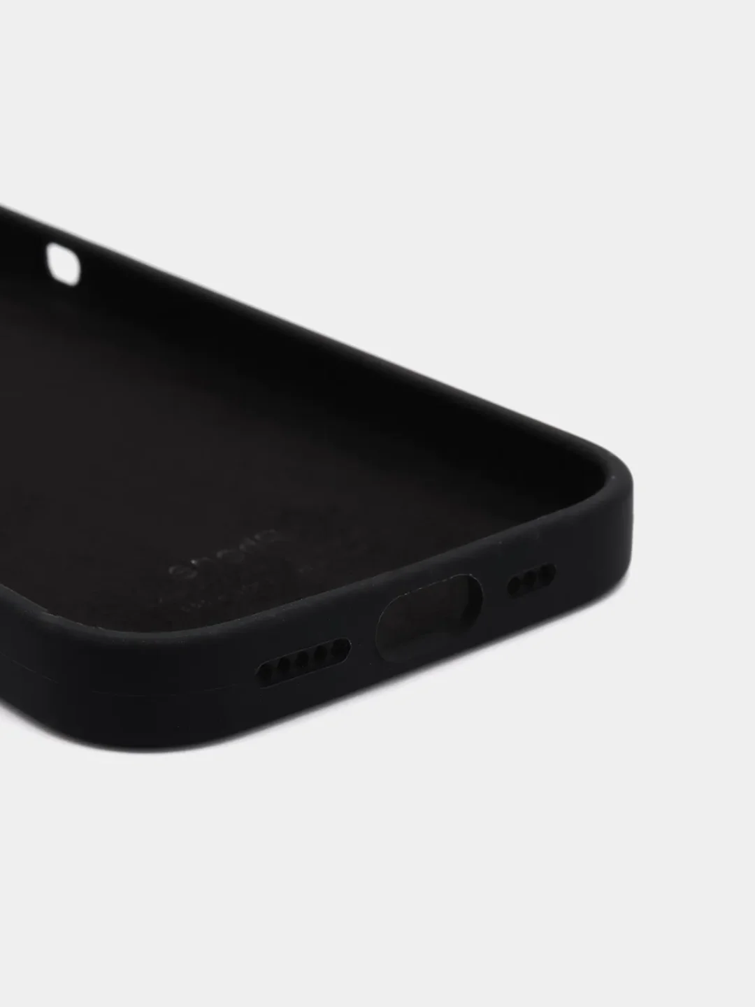 Черный чехол Silicone Case для iPhone (Айфон) 11, 13, 14, 15, Pro, Pro Max