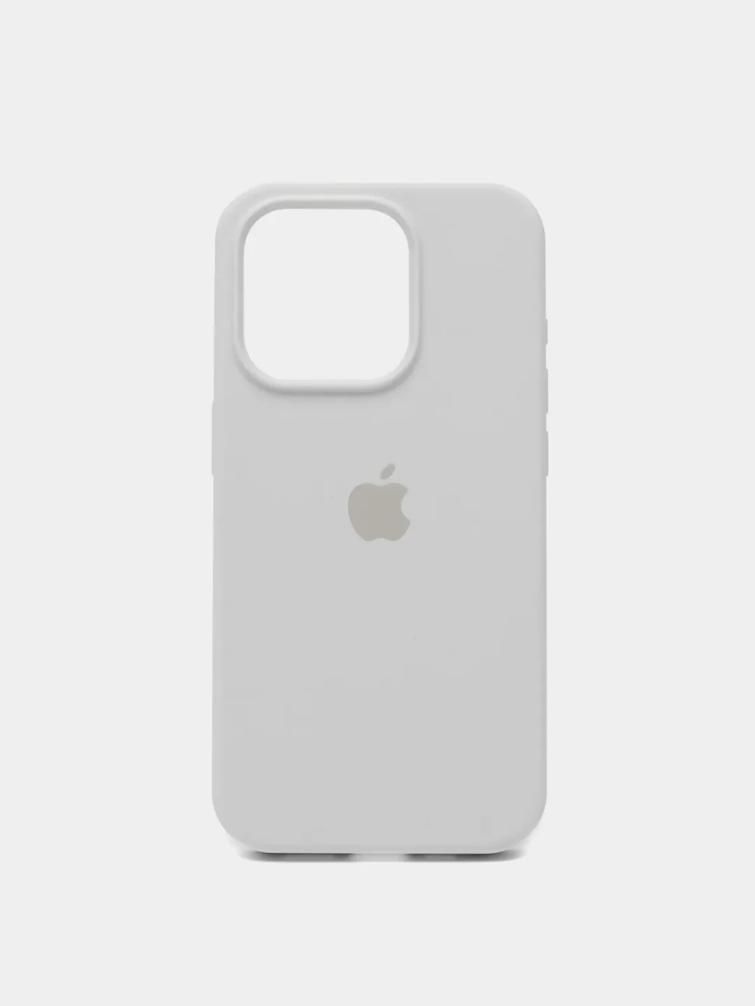 Белый чехол Silicone Case для iPhone (Айфон) 11, 13, 14, 15, Pro, Pro Max