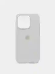 Белый чехол Silicone Case для iPhone (Айфон) 11, 13, 14, 15, Pro, Pro Max