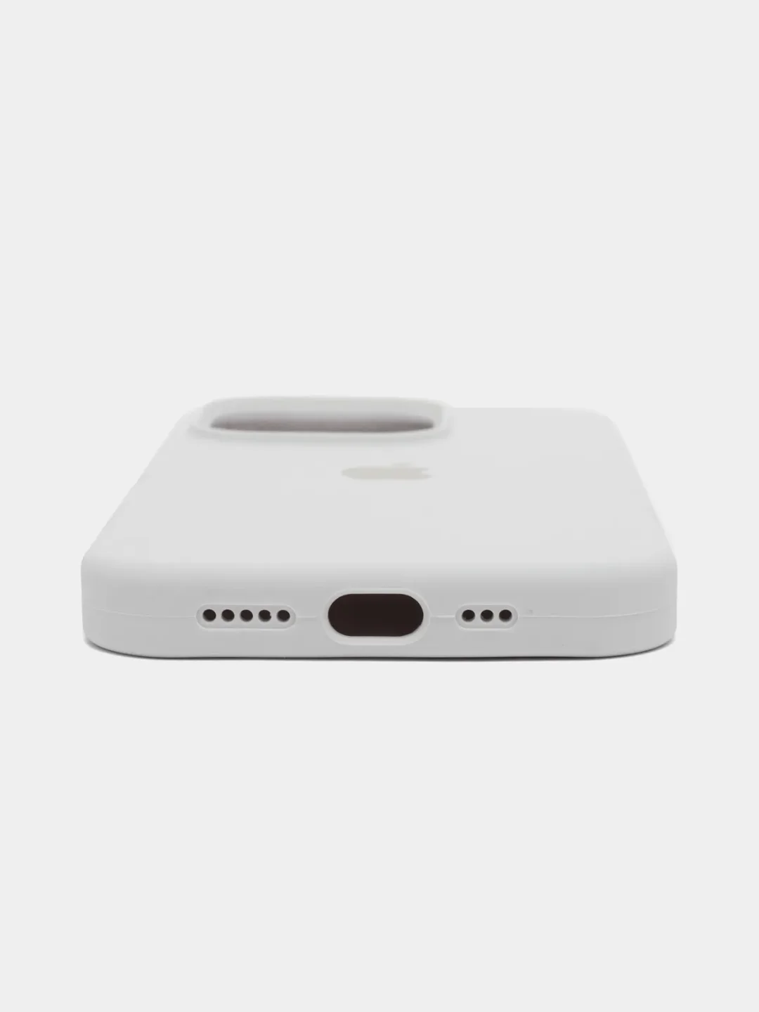 Белый чехол Silicone Case для iPhone (Айфон) 11, 13, 14, 15, Pro, Pro Max