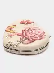 Бежевый зеркало складное, карманное, косметическое