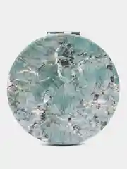 Голубой зеркало складное, карманное, косметическое