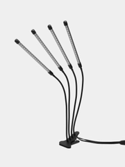 Фитолампа для растений светодиодная, бренда MetaHome (USB провод, адаптер, таймер)