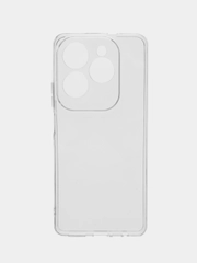 Чехол Infinix Hot 40, Hot 40 Pro / Инфиникс Хот 40 Про, прозрачный, силиконовый