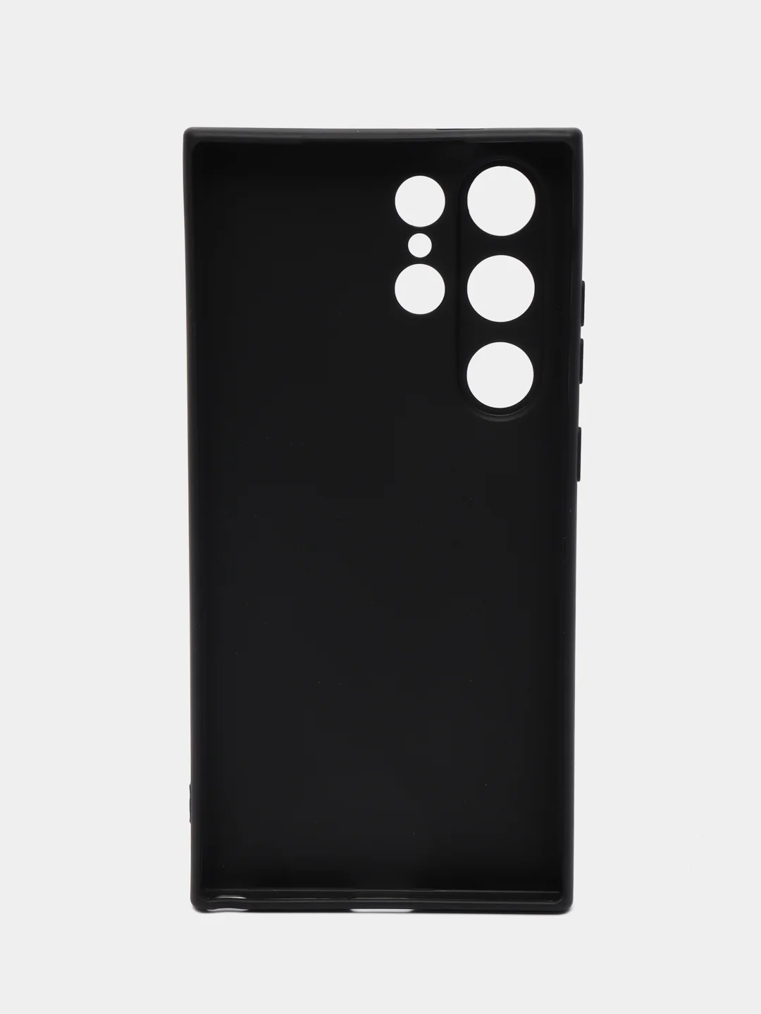 Угольный чехол Samsung Galaxy S24 Ultra / Самсунг Галакси С24 Ультра черный, силиконовый, матовый