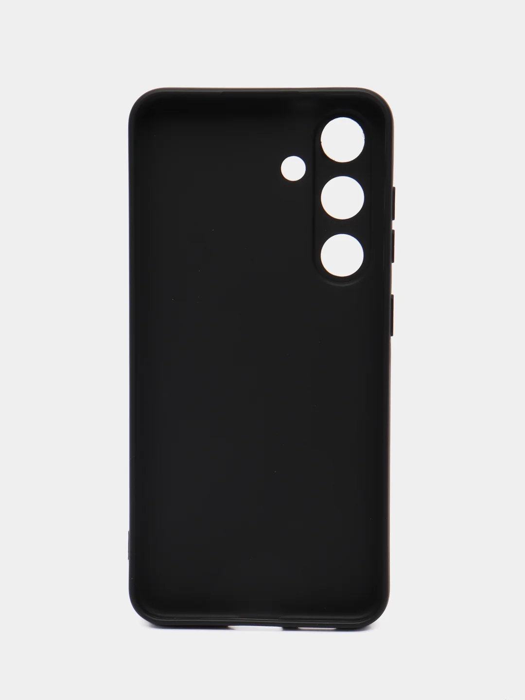Черный чехол Samsung Galaxy S24 / Самсунг Галакси С24 черный, силиконовый, матовый