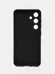 Черный чехол Samsung Galaxy S24 / Самсунг Галакси С24 черный, силиконовый, матовый