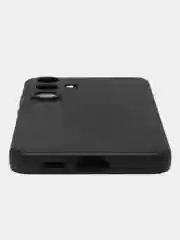 Черный чехол Samsung Galaxy S24 / Самсунг Галакси С24 черный, силиконовый, матовый
