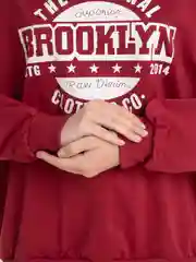 Бордовый толстовка женская, мужская, унисекс, свитшот, худи, оверсайз
