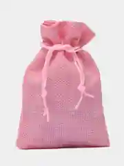 Розовый мешочек подарочный из холщи, разные цвета, 10х14см, холщевый мешок, подарок, упаковка