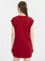 Бордовый туника женская, футболка удлиненная, сорочка ночная женская