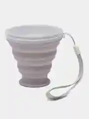 Складной стакан с крышкой силиконовый