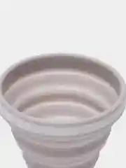 Складной стакан с крышкой силиконовый