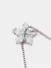Золотой сережки каффы с цепочкой