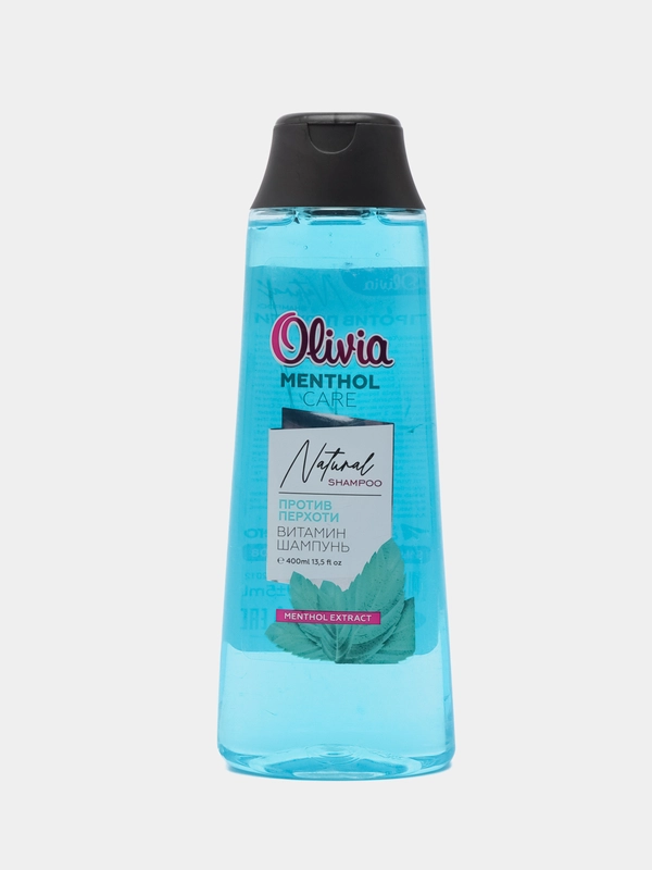 Olivia Aloe Care Шампунь для Волос Против перхоти с экстрактом ментола 400 мл