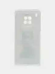 Серый чехол на Huawei Nova 8i/Honor 50 lite / Хонор 50 Лайт прозрачный с рисунком, защита камеры