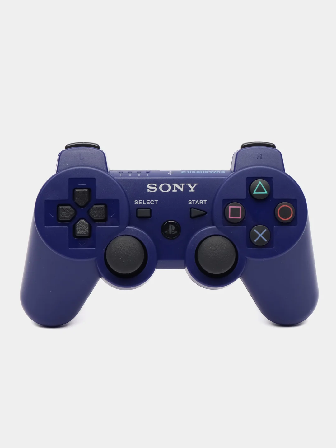 Синий джойстик пс3, контроллер Sony PS3, джойстик на сони пс3