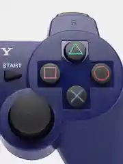 Синий джойстик пс3, контроллер Sony PS3, джойстик на сони пс3
