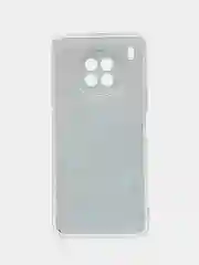Бирюзовый чехол на Huawei Nova 8i/Honor 50 lite / Хонор 50 Лайт прозрачный с рисунком, защита камеры