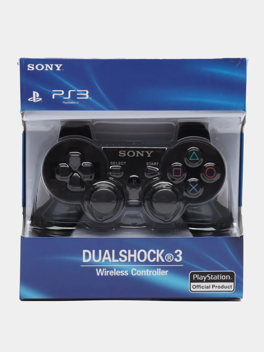Черный джойстик пс3, контроллер Sony PS3, джойстик на сони пс3