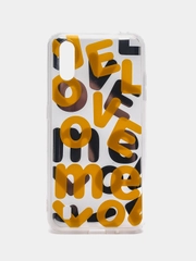 Чехол для Samsung Galaxy A21s/A41/A51/M01 с принтом "Love Me", силиконовый