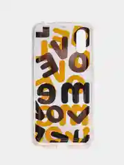 Бирюзовый чехол для Samsung Galaxy A21s/A41/A51/M01 с принтом "Love Me", силиконовый