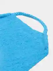 Голубой японская мочалка для бани и душа