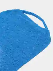 Синий японская мочалка для бани и душа