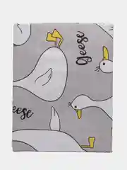 Постельное белье детское 1.5 спальное Поплин ivSubelIa "Гуси-серые", 50x70