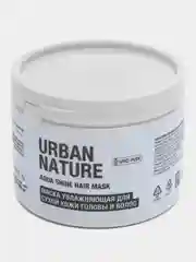 Маска увлажняющая URBAN NATURE AQUA SHINE для сухой кожи головы и волос, 300 мл