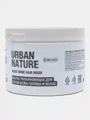 Маска увлажняющая URBAN NATURE AQUA SHINE для сухой кожи головы и волос, 300 мл