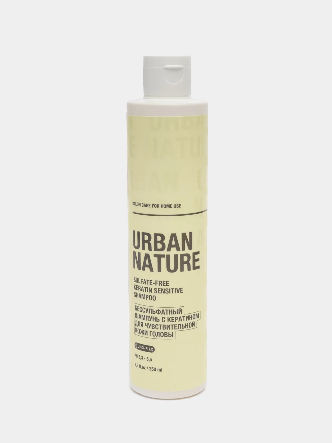 Бессульфатный шампунь URBAN NATURE SULFATE-FREE с кератином для чувствительной кожи головы