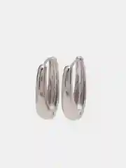 Серебряный серьги женские кольца