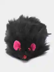 Черный игрушка мышка, 17 см, мячик, погремушка для кота