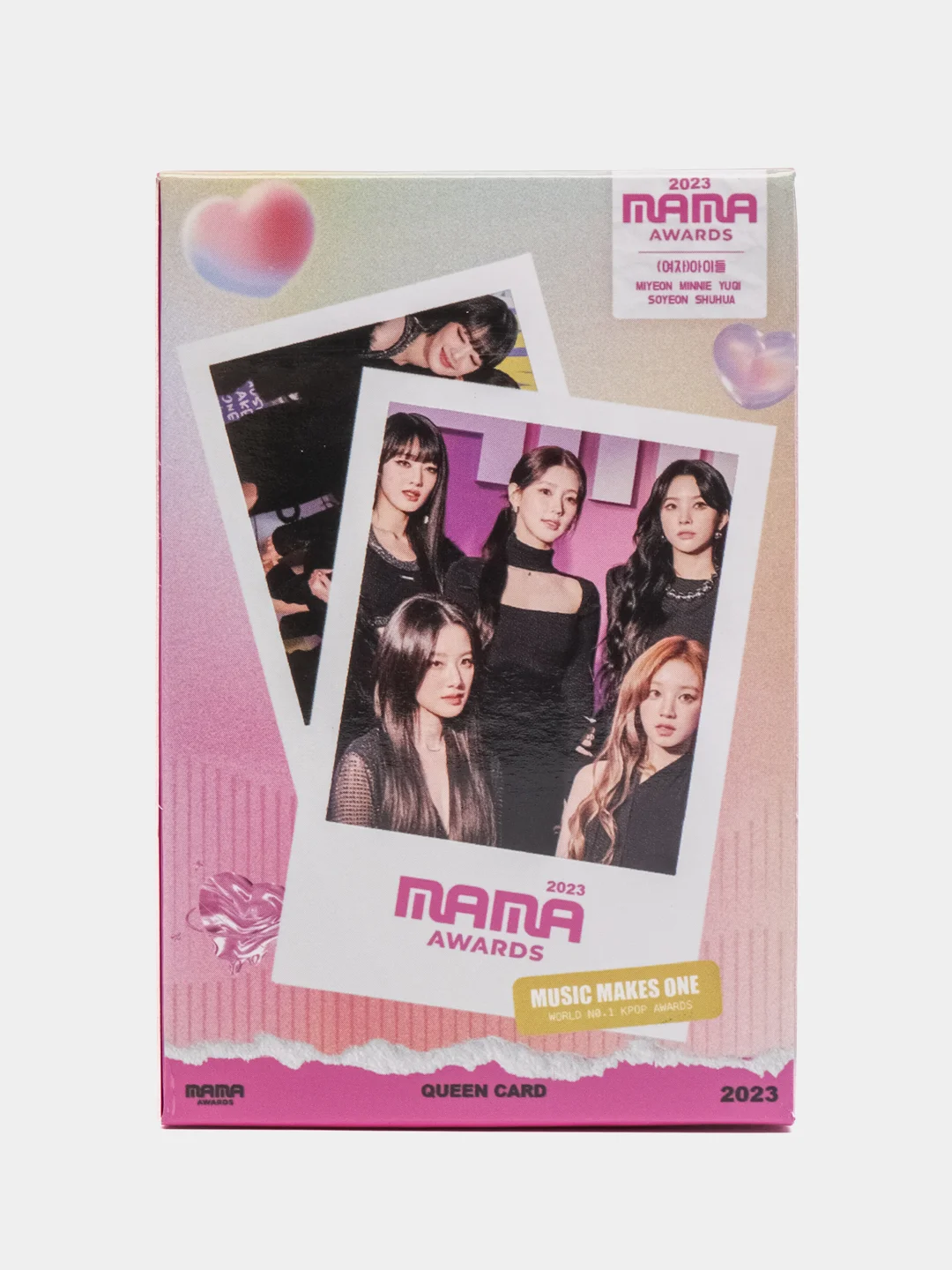 Розовый карточки K-POP группы (G)I-DLE, Джи Айдл, к-поп, кпоп, 55 штук