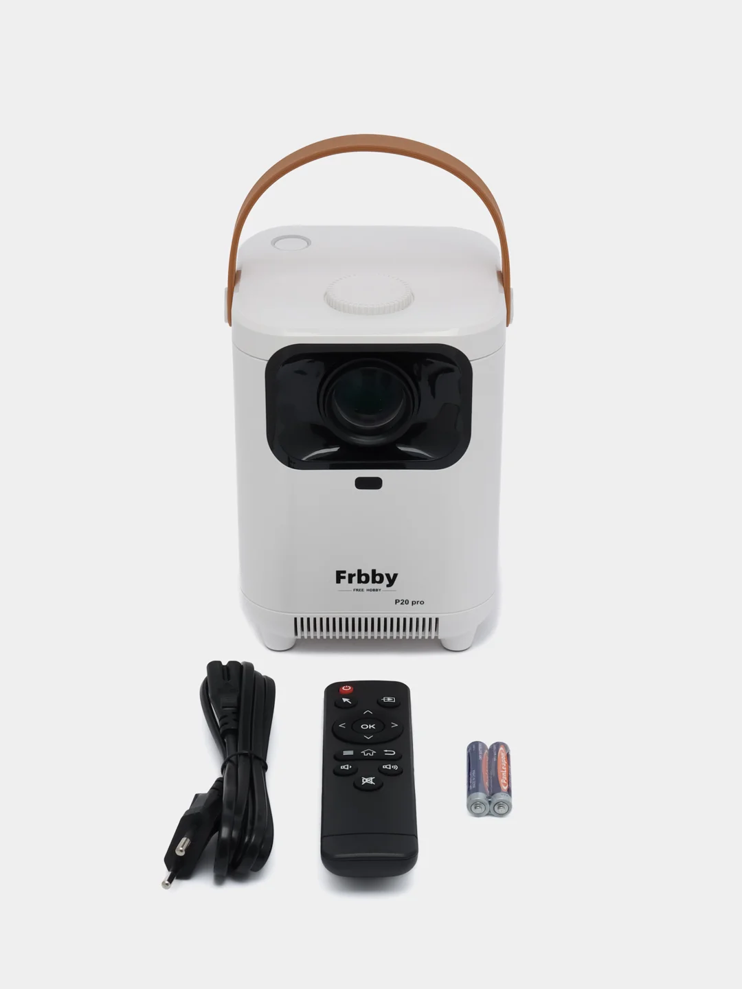 Белый проектор-домашний кинотеатр Frbby P20 PRO c Wi Fi + Bluetooth , 1920x1080 4K HD Android TV