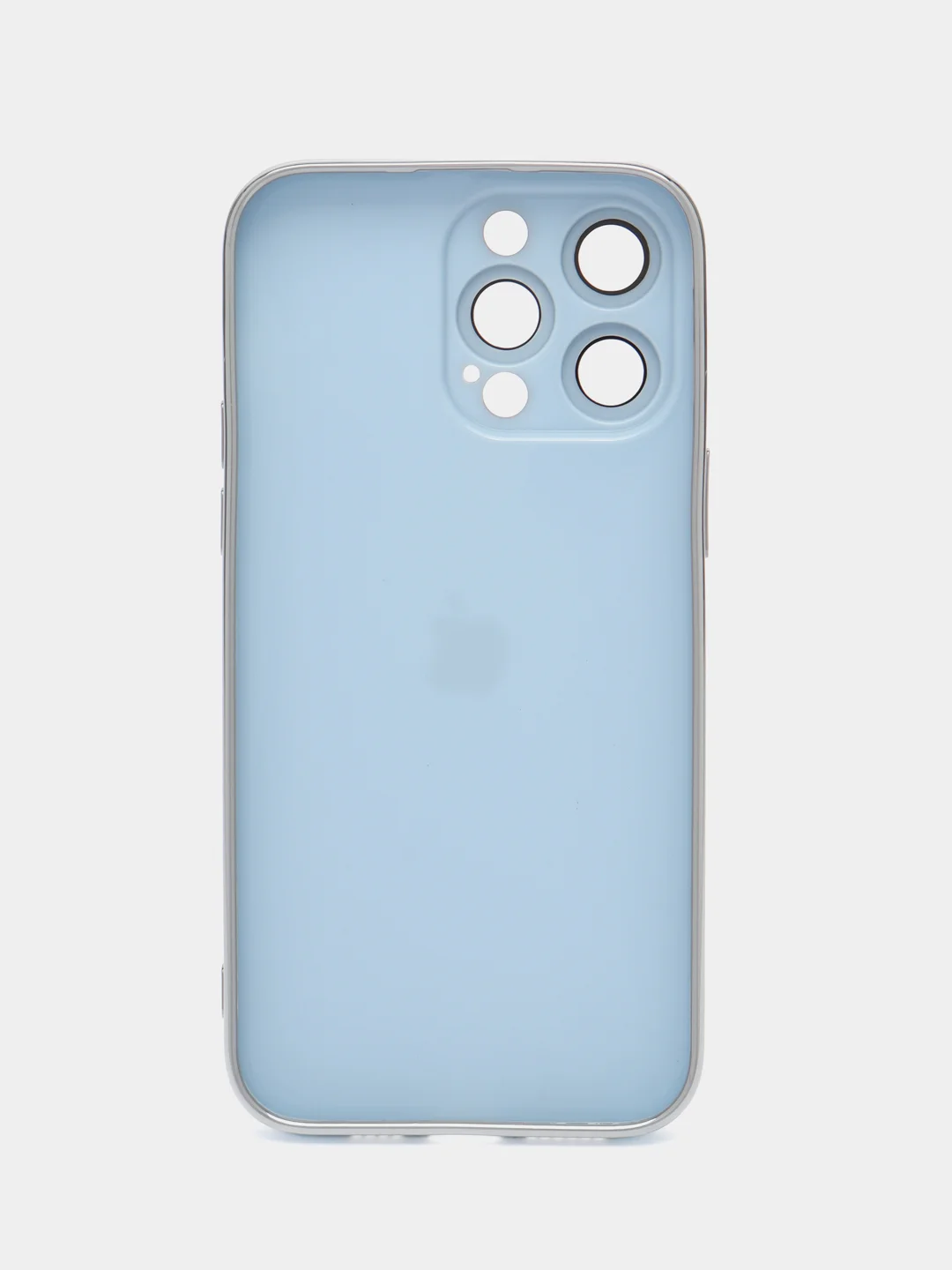 Белый силиконовый матовый чехол для iPhone