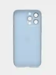 Белый силиконовый матовый чехол для iPhone