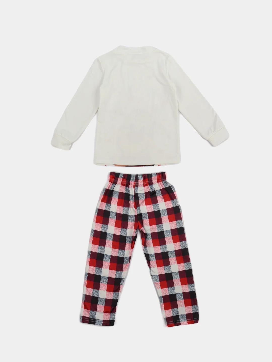 Семейная новогодняя пижама для семьи детей одинаковая/для фотосессии/family look/с флисом