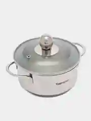 Кастрюля из нержавеющей стали c крышкой ЧУДЕСНИЦА 1л