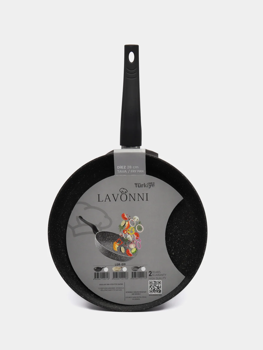 Черный сковорода Lavonni