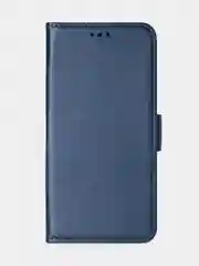 Темно-синий чехол-книжка для Samsung A35 из высококачественной искусственной кожи