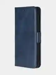 Темно-синий чехол-книжка для Samsung A35 из высококачественной искусственной кожи