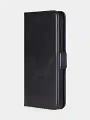 Угольный чехол-книжка для Samsung A35 из высококачественной искусственной кожи