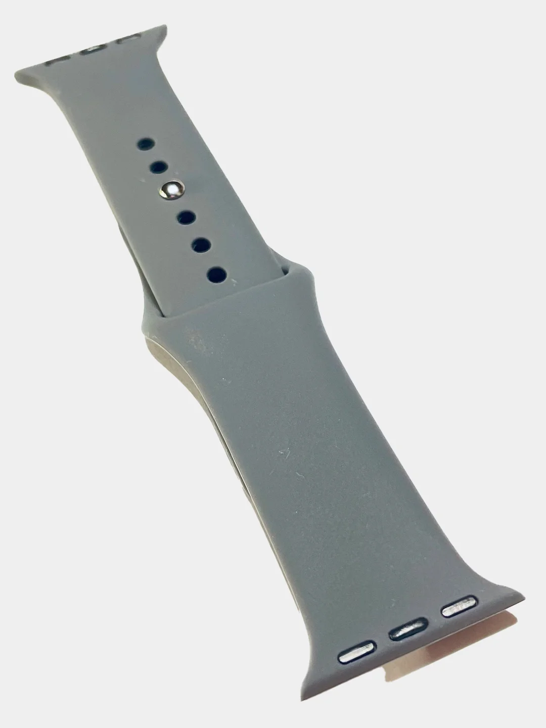 Тёмно-серый силиконовый ремешок для Apple Watch