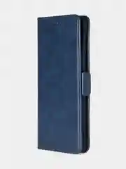 Темно-синий чехол-книжка для Tecno Spark 20 Pro Plus из высококачественной искусственной кожи