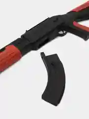 Шоколадный детский игрушечный автомат Калашникова АК-47 с пульками
