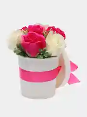 Хаки букет из вспененного мыла , подарок на Новый год маме,сестре,коллеге ,подарочный набор